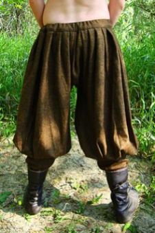 1560s Russian Pants Back View